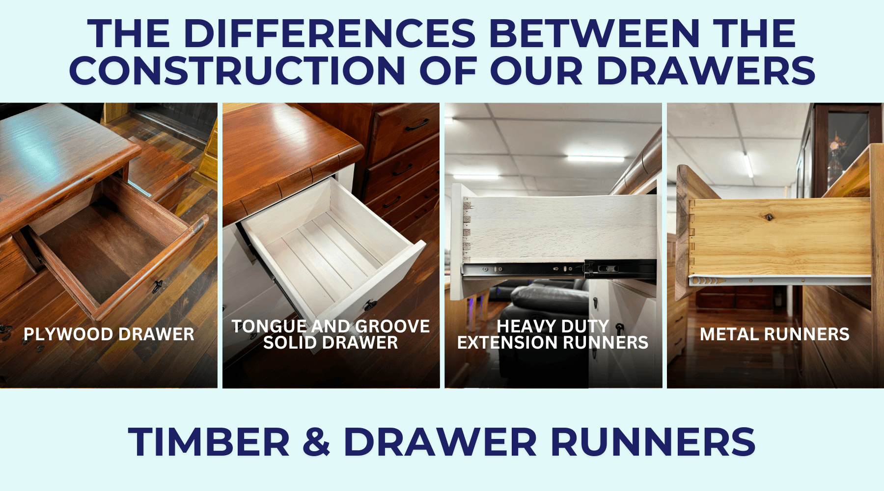 The Differences Between the Construction of Our Drawers - Direct Furniture Warehouse