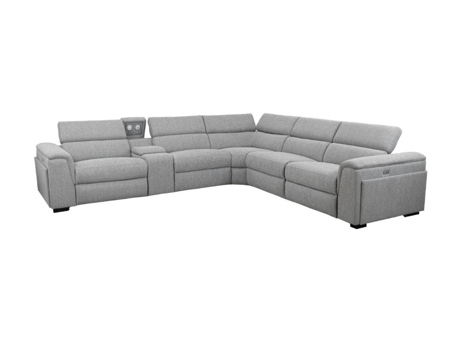 Byford Electric Fabric Corner Modular Sofa