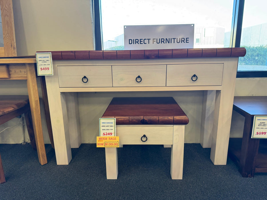 Anne 3 Drw Hall Table