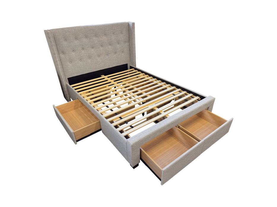 Kalista Fabric Double Bed