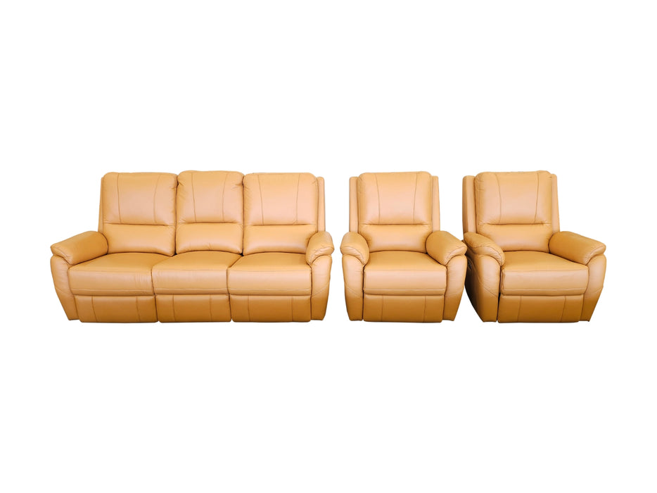 Kenmore Leather Electric Recliner Sofa