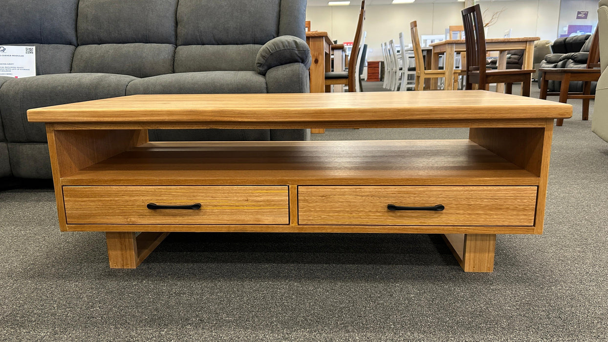 Vic Ash Lynton 2 Drw Coffee Table
