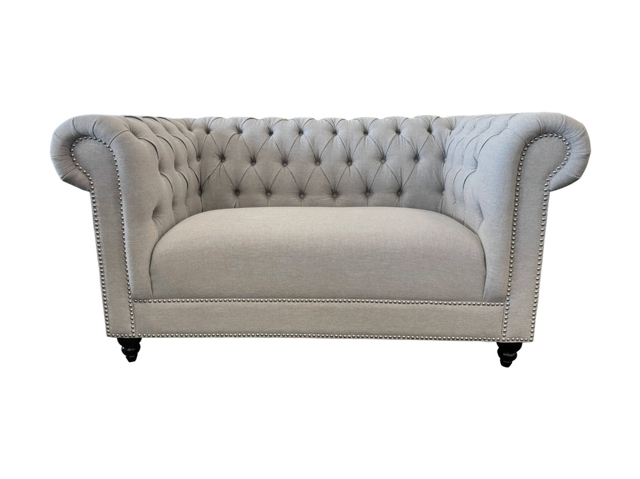 Royal 2 Seater Chesterfield Fabric Sofa