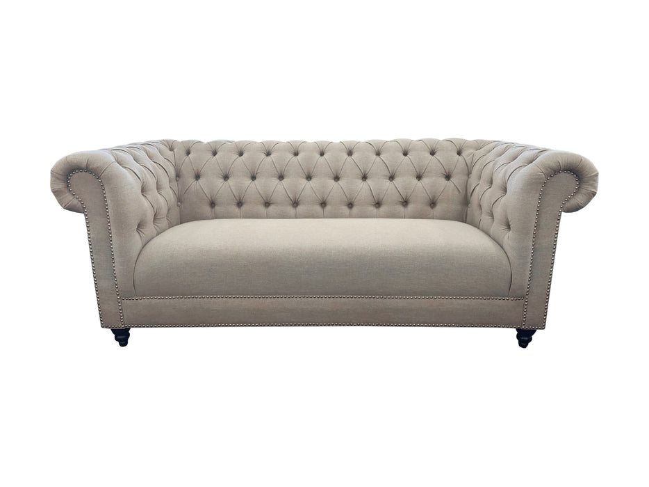 Royal 3 Seater Chesterfield Fabric Sofa
