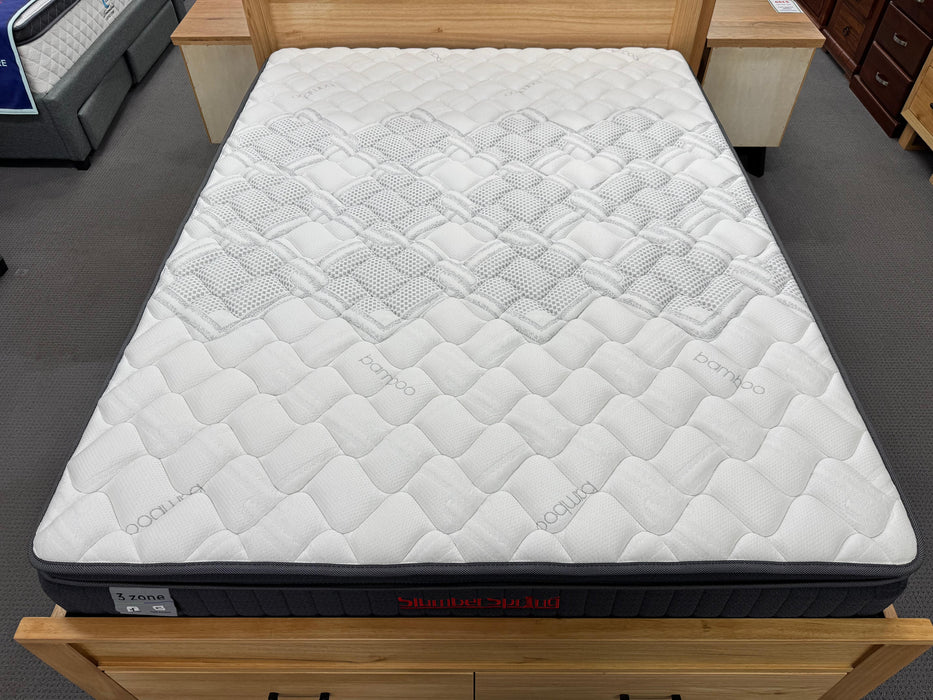 SlumberSpring Serenity 3 Zone Mattress with Foam Encasement (Medium Firm)