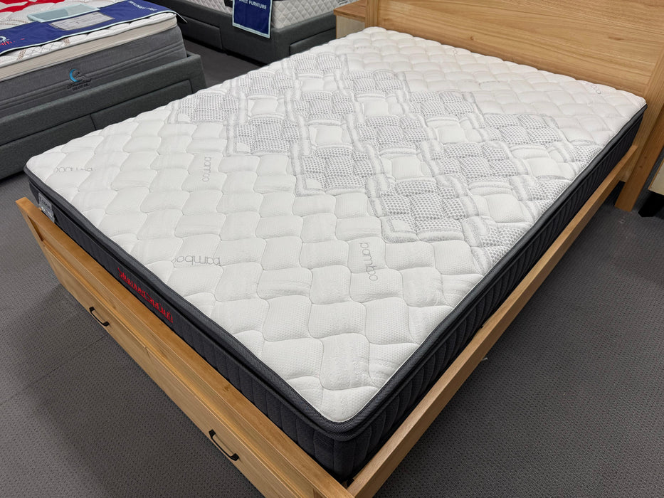 SlumberSpring Serenity 3 Zone Mattress with Foam Encasement (Medium Firm)