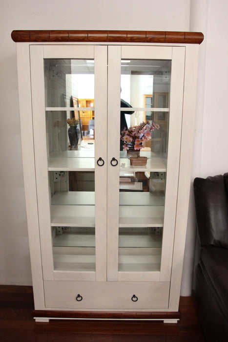 Anne 2Dr/1Drw Display Cabinet - Direct Furniture Warehouse