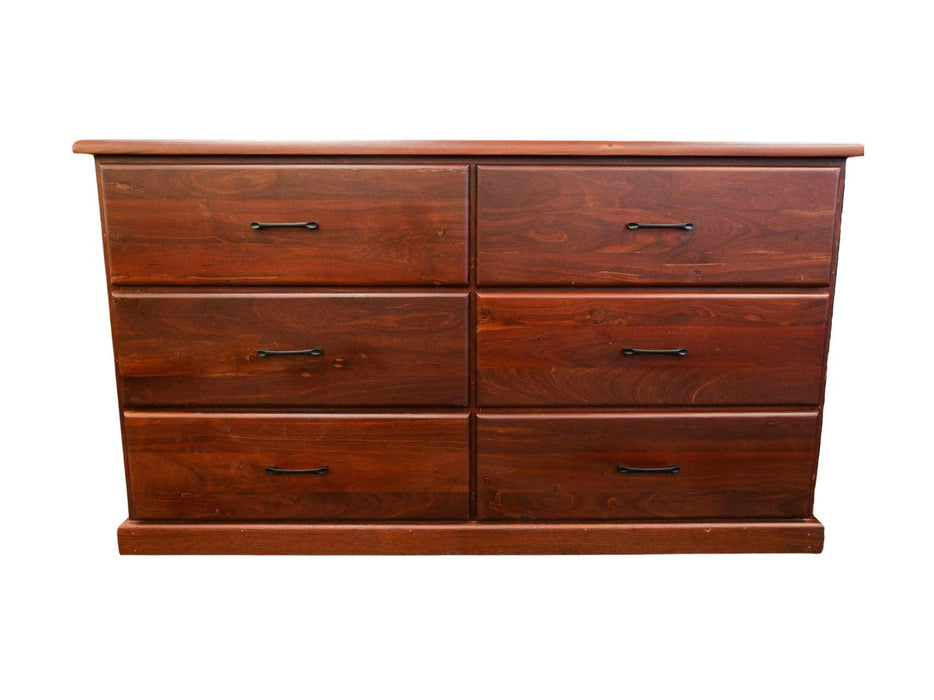 CM Jarrah Donnelly 6 Drw Low Chest - Direct Furniture Warehouse