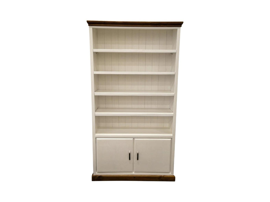 CM White 2 Door Bookcase - Direct Furniture Warehouse