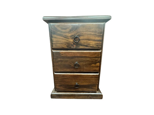 Crescent 3 Drw Bedside (Clearance) - Direct Furniture Warehouse