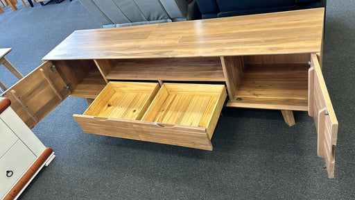 Granville Acacia 2Dr/2Drw Tv Unit - Direct Furniture Warehouse