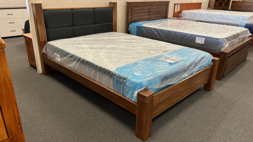 Harvey Double Bed with PU Bedhead - Direct Furniture Warehouse