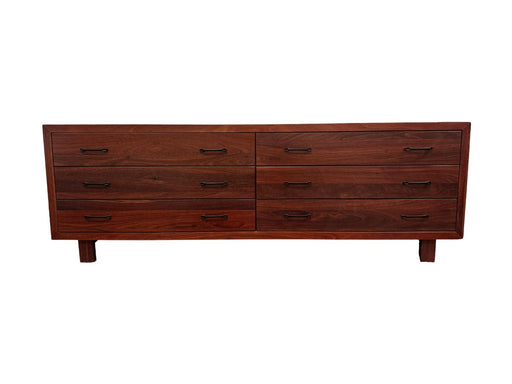 Jarrah 6 Drw 2M Low Chest - Direct Furniture Warehouse