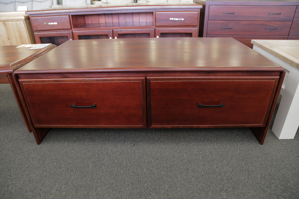 Jarrah York 4 Drw Coffee Table - Direct Furniture Warehouse