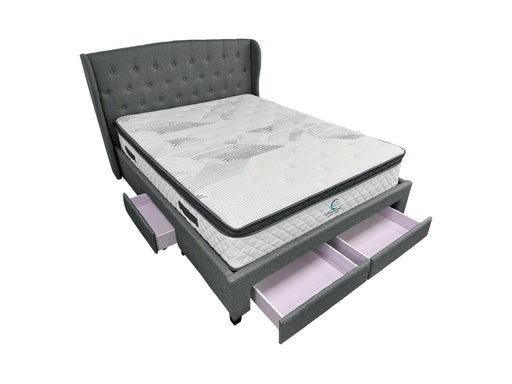 Julia Fabric Bed with Underbed Storage - Direct Furniture Warehouse