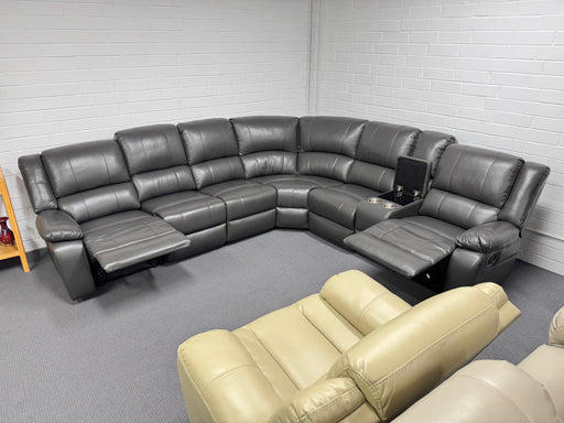 Mabel Manual 6 Seater Corner Modular - Direct Furniture Warehouse