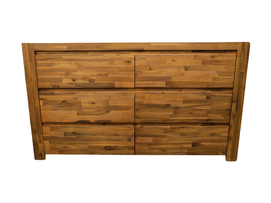 Malaga 6 Drw Low Chest - Direct Furniture Warehouse