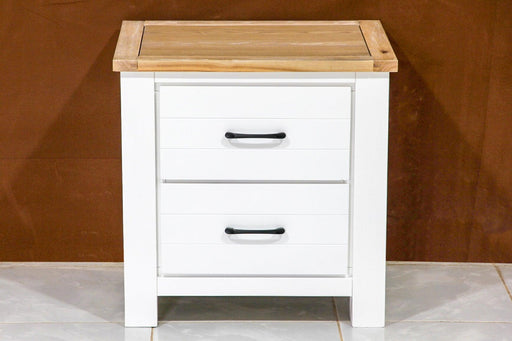 Moon 2 Drw Bedside Table - Direct Furniture Warehouse