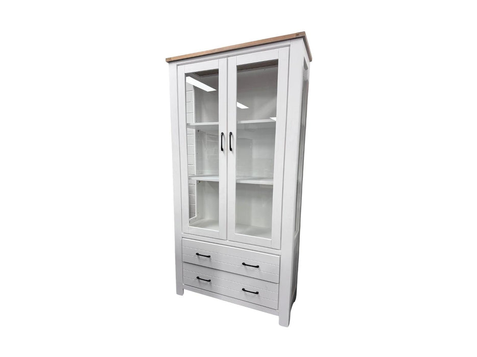 Moon 2Dr/2Drw Display Cabinet - Direct Furniture Warehouse