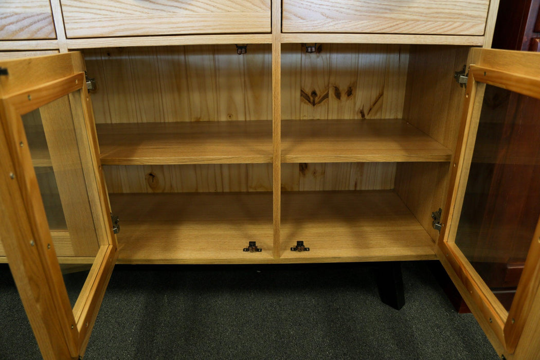 Oak Dampier 4Dr/Drw Buffet - Direct Furniture Warehouse