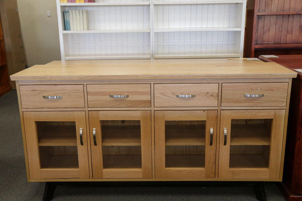 Oak Dampier 4Dr/Drw Buffet - Direct Furniture Warehouse