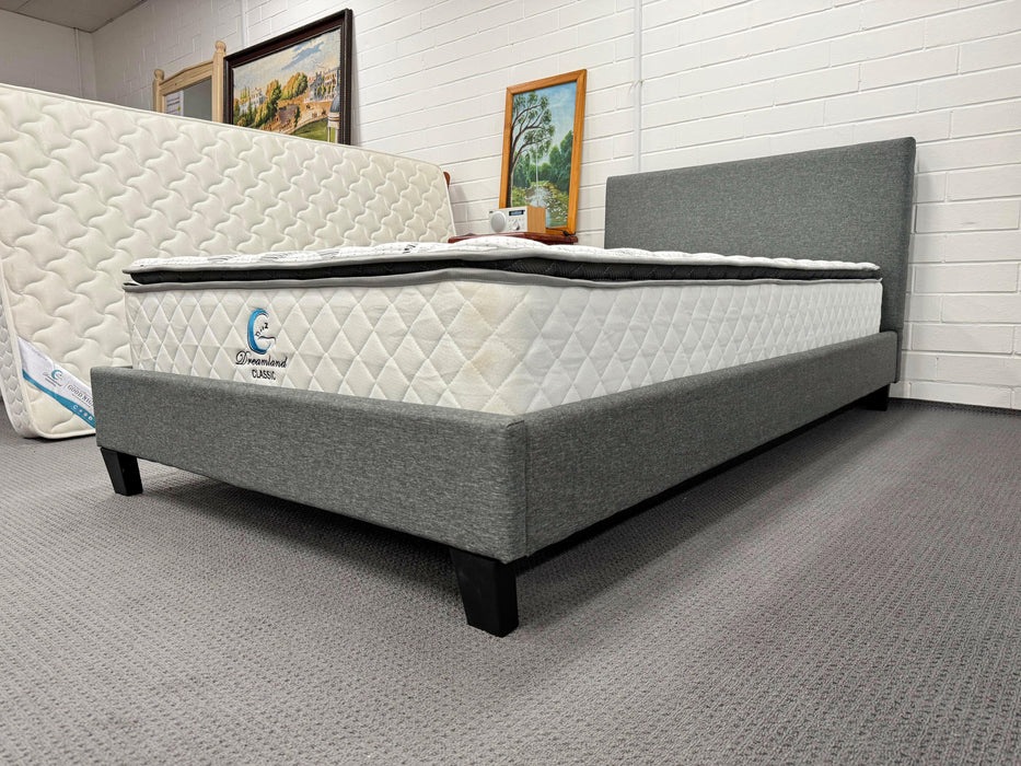 Olivia Fabric King Single Bed - Direct Furniture Warehouse