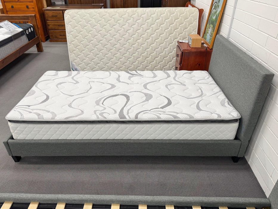 Olivia Fabric King Single Bed - Direct Furniture Warehouse