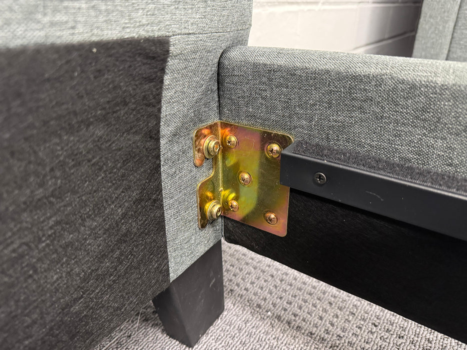 Olivia Fabric King Single Bed - Direct Furniture Warehouse