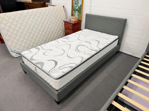 Olivia Fabric King Single Bed - Direct Furniture Warehouse