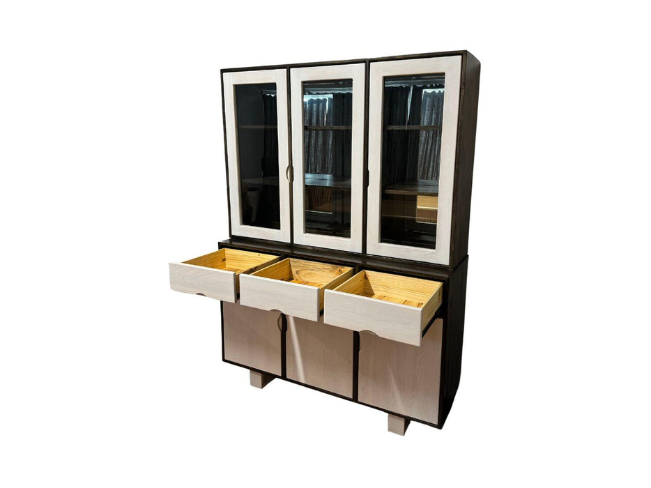 Parkland Ash 3Dr/3Drw Dresser (Top+Bottom) - Direct Furniture Warehouse