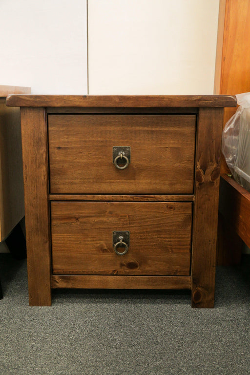 Phil 2 Drw Bedside Table - Direct Furniture Warehouse