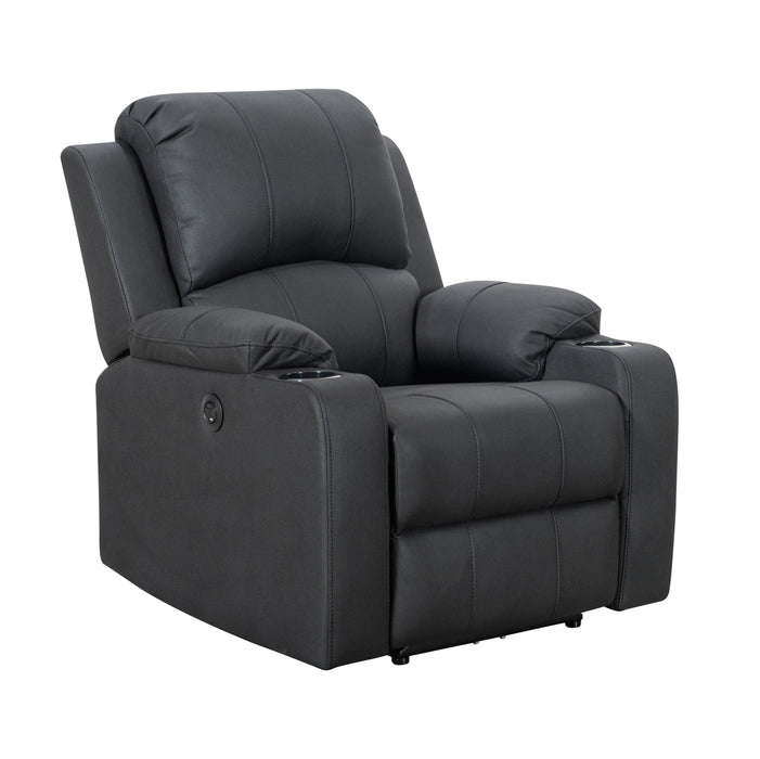 Prado 3ERER+1ER+1ER Electric Recliner Sofa (Rhino Suede) - Direct Furniture Warehouse