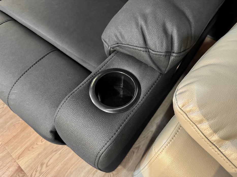 Prado 3ERER+1ER+1ER Electric Recliner Sofa (Rhino Suede) - Direct Furniture Warehouse