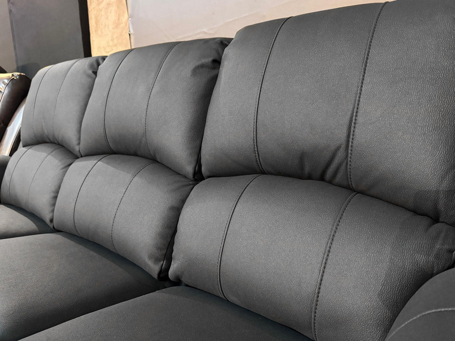 Prado 3ERER+1ER+1ER Electric Recliner Sofa (Rhino Suede) - Direct Furniture Warehouse