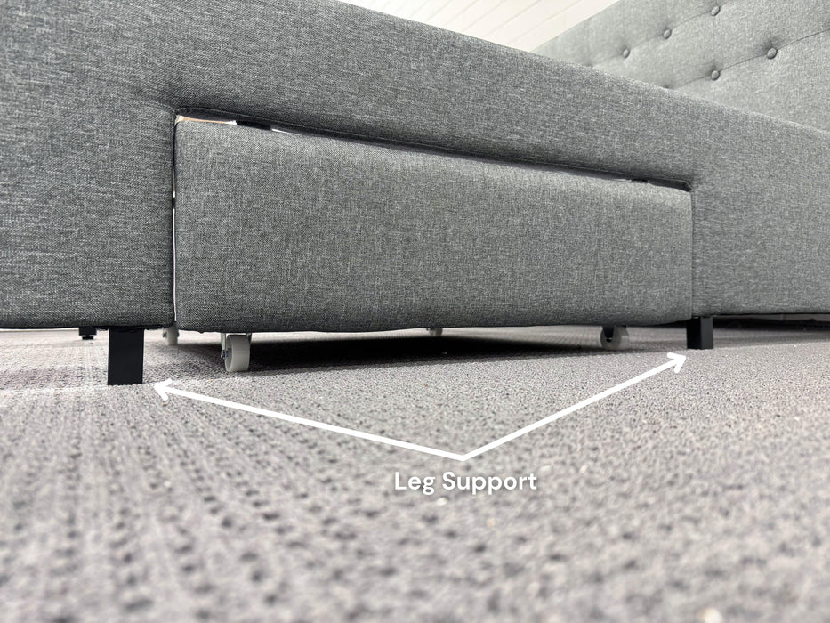 Rochelle Fabric Bed with Underbed Storage - Direct Furniture Warehouse