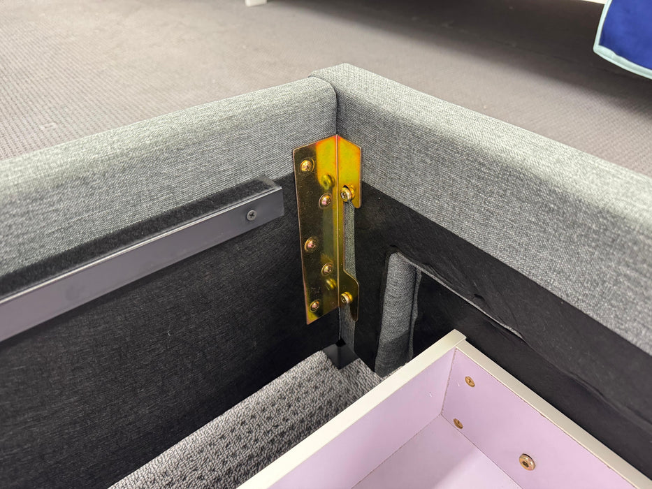 Rochelle Fabric Bed with Underbed Storage - Direct Furniture Warehouse