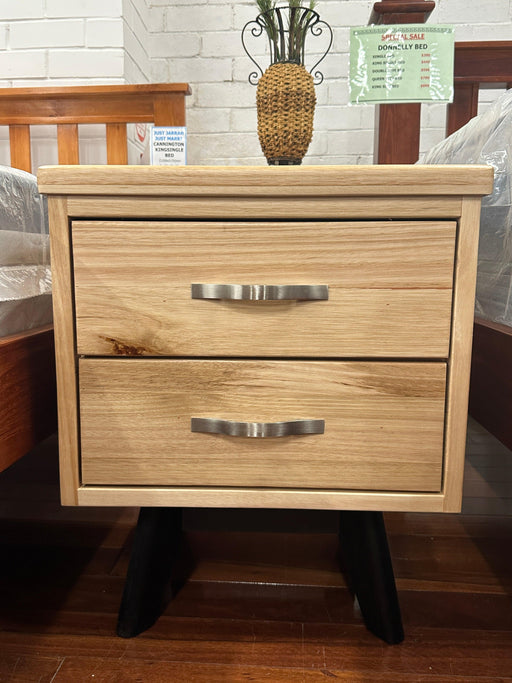 Vic Ash Dampier 2 Drw Bedside (Clearance) - Direct Furniture Warehouse