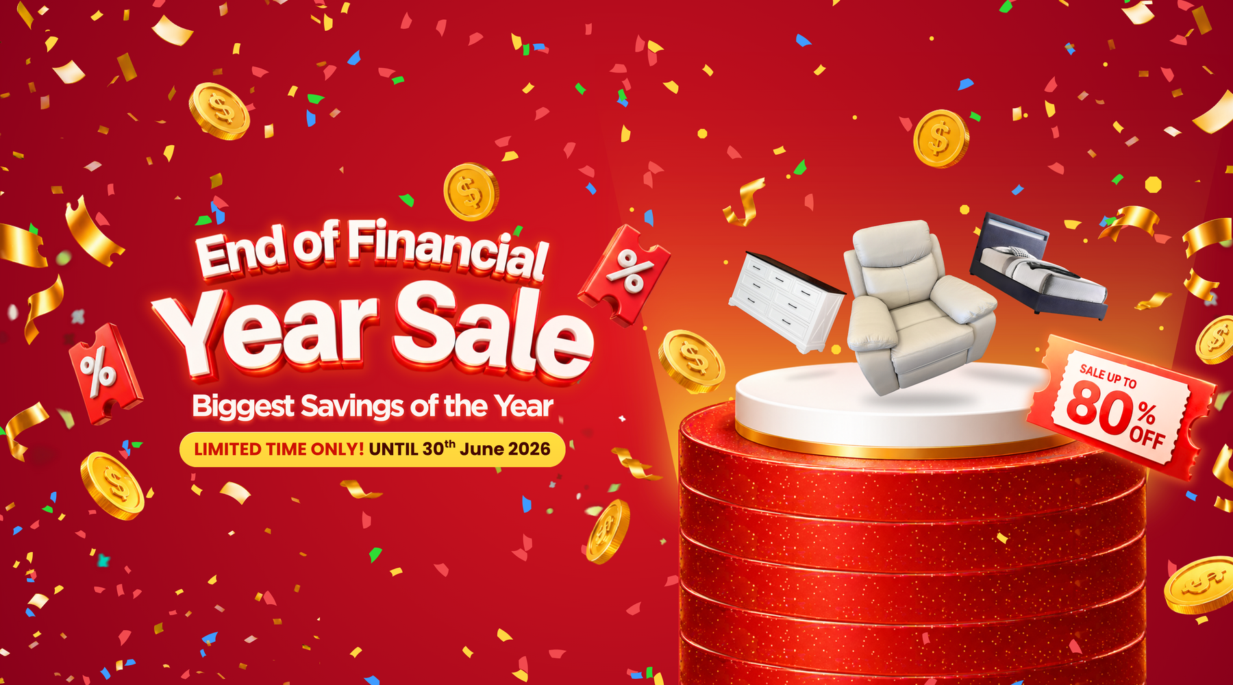 EOFY Sale Now On! Massive Savings Up To 80% Off