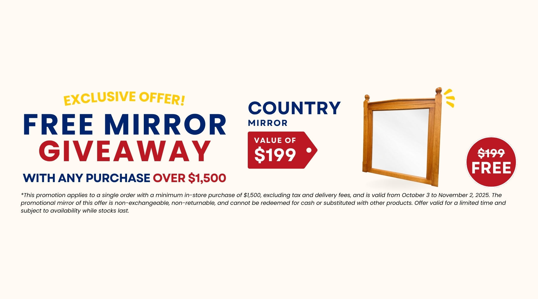 Free Mirror Giveaway - Limited Time Only!