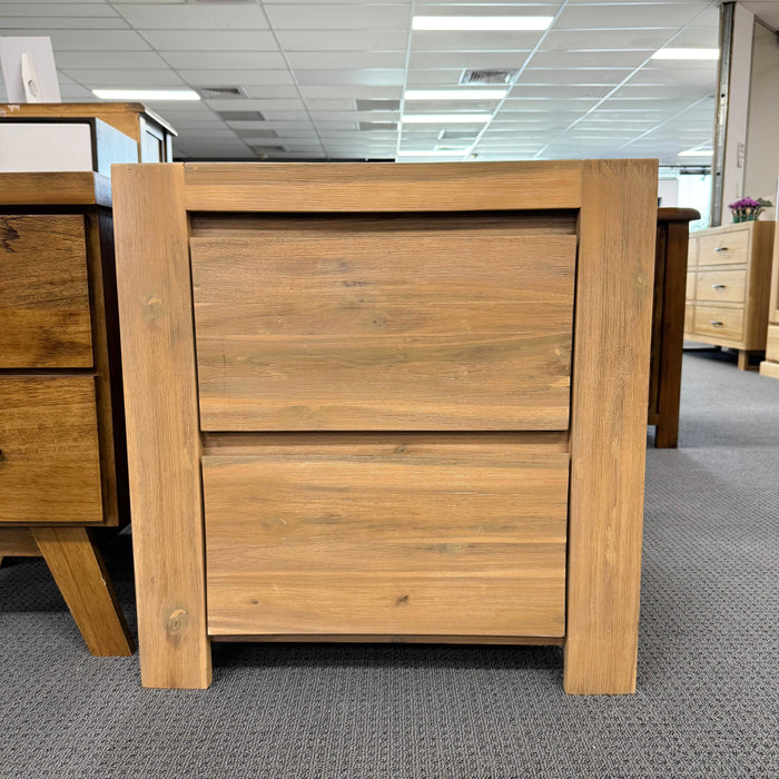 Malaga 2 Drw Bedside Table