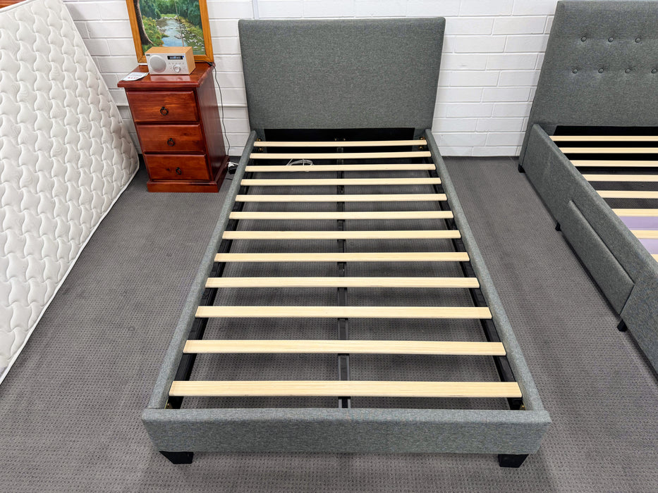 OIivia Fabric King Single Bed