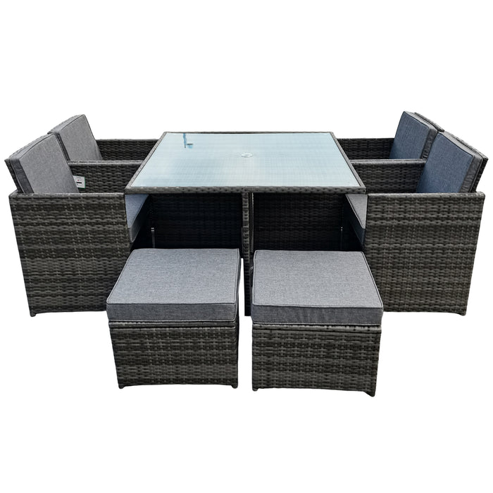⁠Rockingham 9 Pcs Dining Set