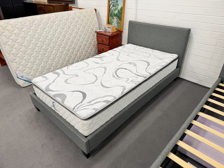 OIivia Fabric King Single Bed