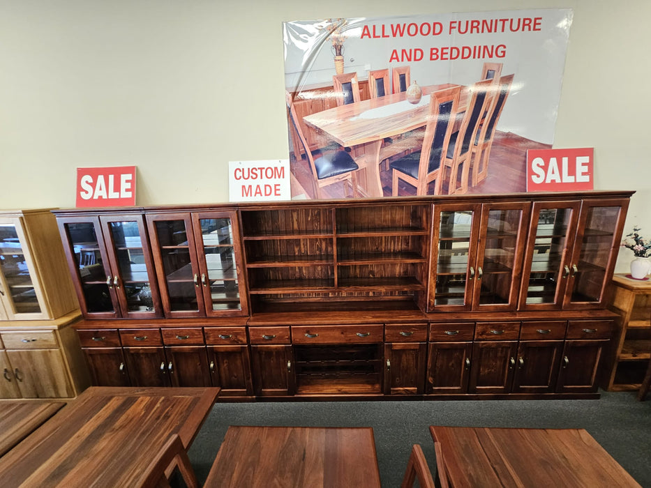 7 Piece join together Display Cabinet (Clearance)