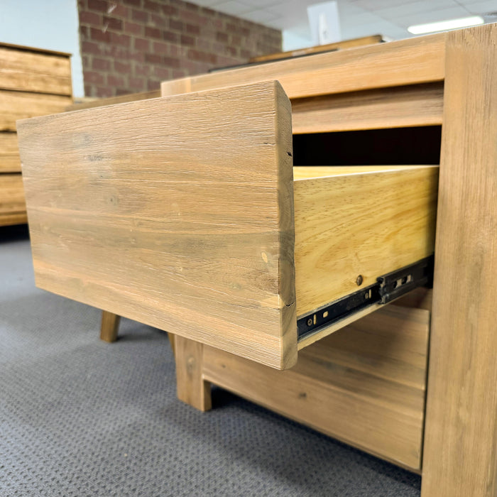 Malaga 2 Drw Bedside Table