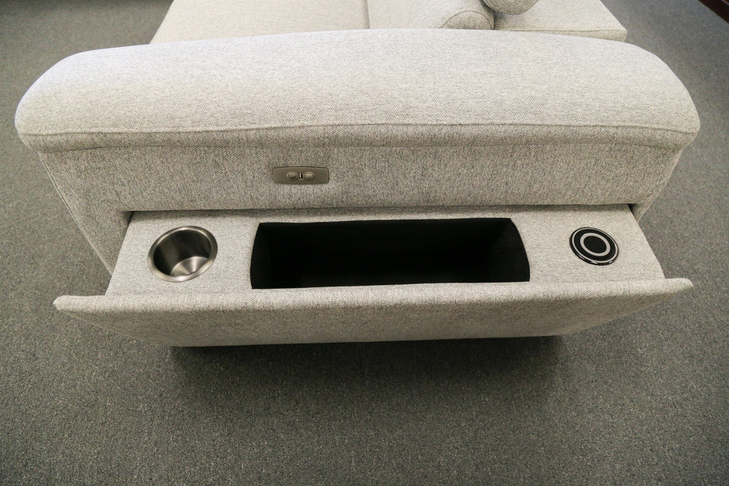 Byford Electric Fabric Corner Modular Sofa