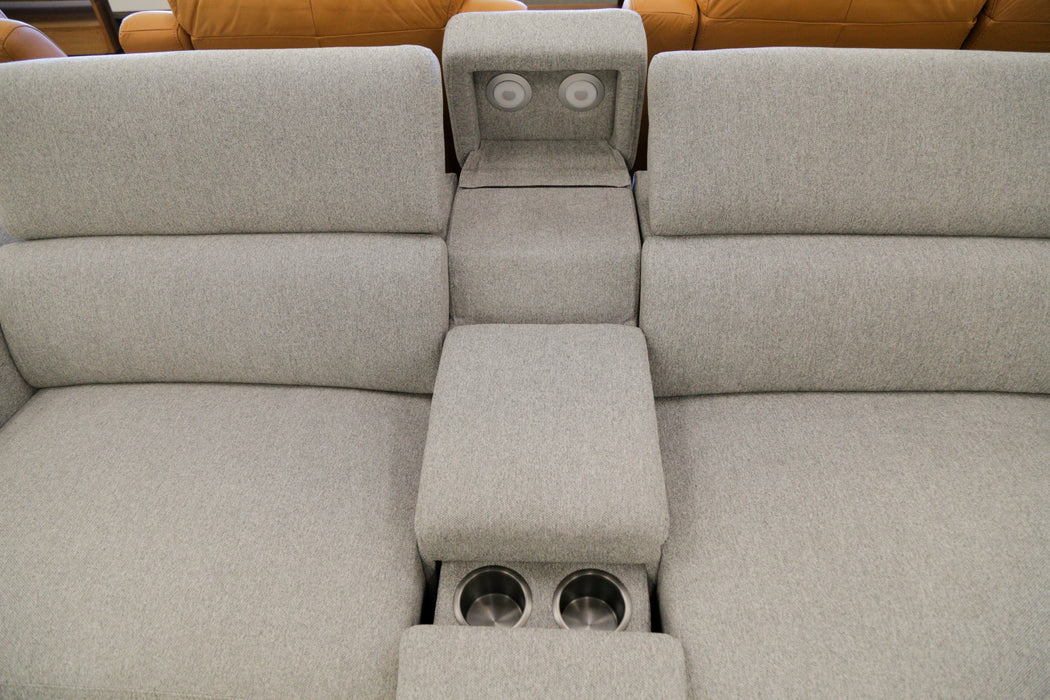 Byford Electric Fabric Corner Modular Sofa