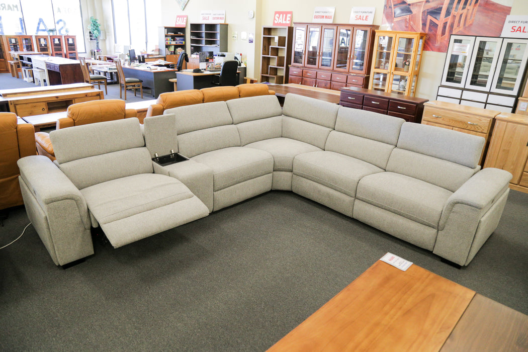Byford Electric Fabric Corner Modular Sofa