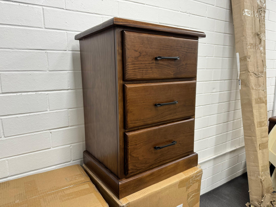 CM Donnelly 3 Drw Bedside Table
