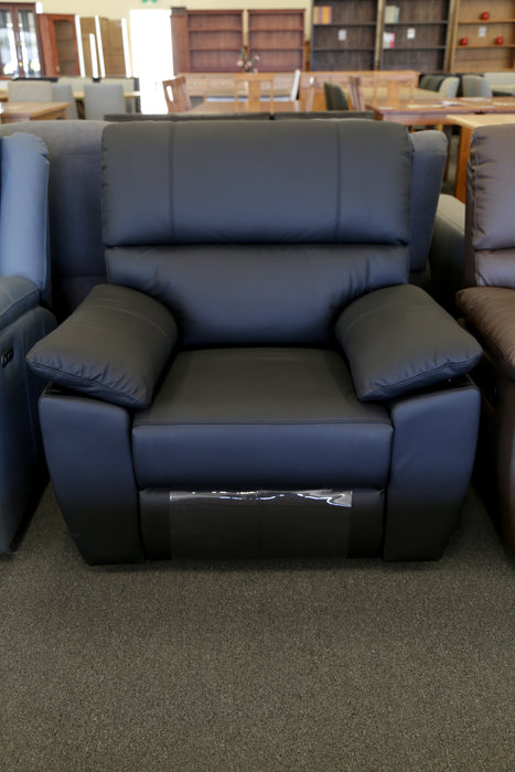 Charlotte Leather Manual Recliner Sofa